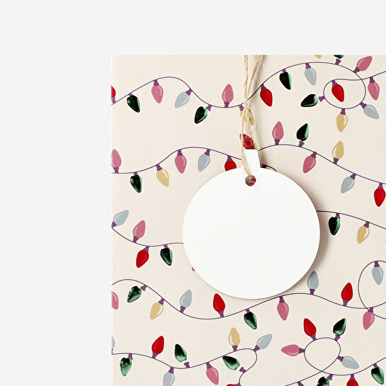 Flying Tiger Copenhagen Işık Zinciri Desenli Hediye Çantası