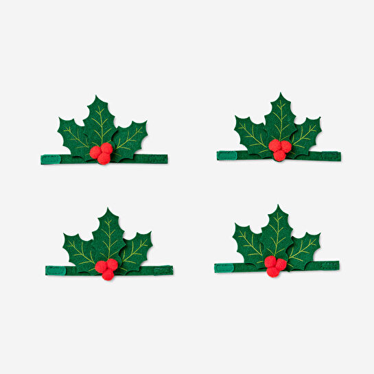 Flying Tiger Copenhagen 4'lü Yılbaşı Peçete Halkası Seti