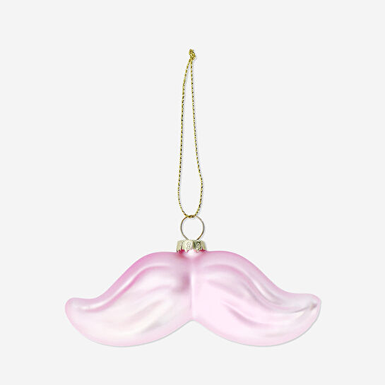 Flying Tiger Copenhagen Pembe Bıyık Yılbaşı Ağacı Süsü