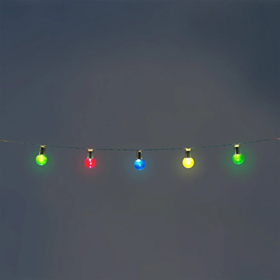 Flying Tiger Copenhagen Çok Renkli Outdoor LED Işık Zinciri