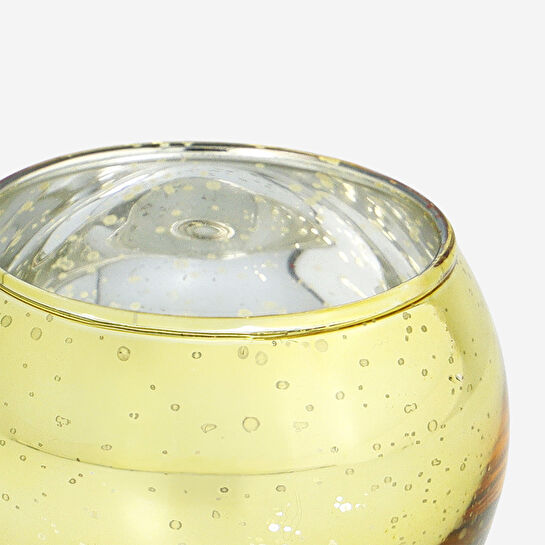 Flying Tiger Copenhagen Eskitilmiş Altın Tealight Mumluk