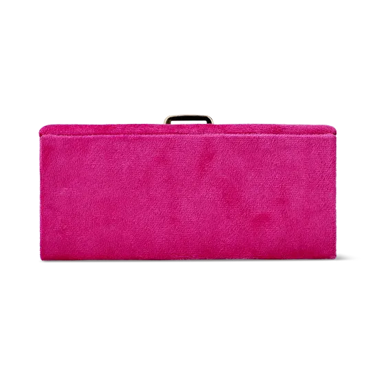 Flying Tiger Copenhagen Pembe Kadife Mücevher Kutusu