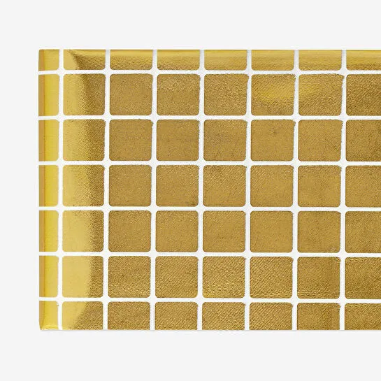 Flying Tiger Copenhagen Altın Parlak Kumaş Runner