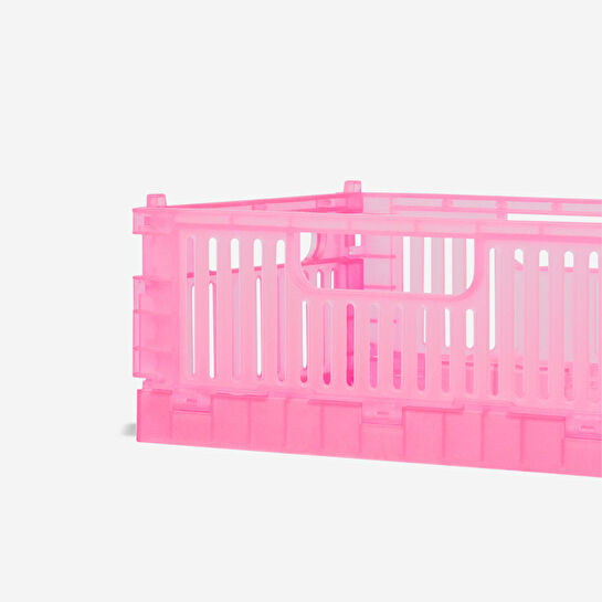 Flying Tiger Copenhagen Şeffaf Pembe Katlanabilir Kasa