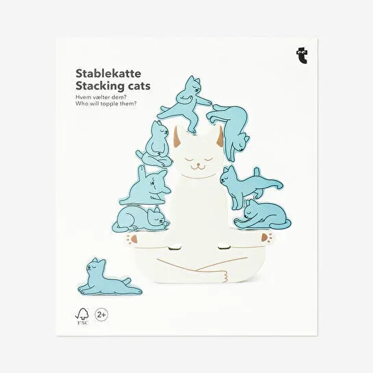 Flying Tiger Copenhagen Ahşap Kedi Dengeleme Oyunu