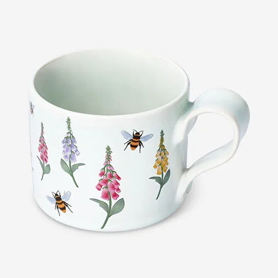 Flying Tiger Copenhagen Çiçek Desenli Yeşil Seramik Kupa