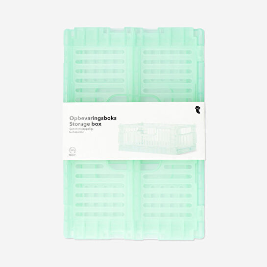 Flying Tiger Copenhagen Şeffaf Yeşil Katlanabilir Kasa