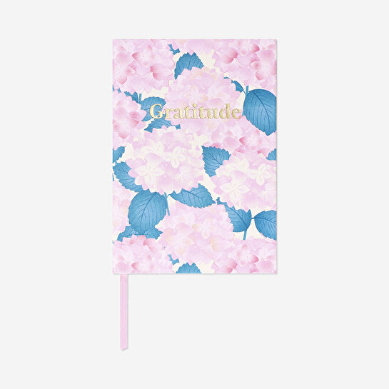 Flying Tiger Copenhagen Pembe Çiçekli Şükran Günlüğü A5