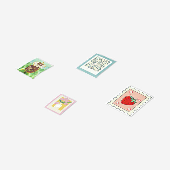 Flying Tiger Copenhagen Damga Şeklinde Sticker Seti