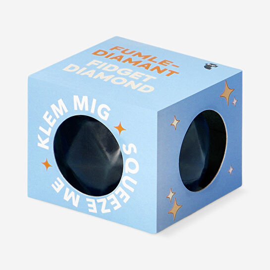 Flying Tiger Copenhagen Şeffaf Elmas Şeklinde Stres Topu