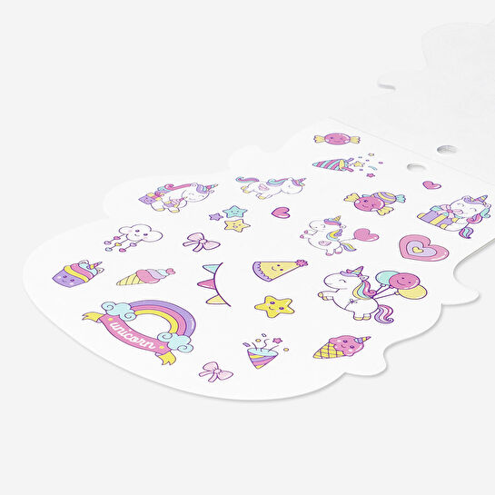 Flying Tiger Copenhagen Unicorn Şeklinde Sticker Kitabı