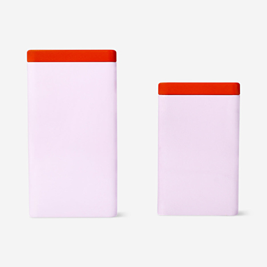 Flying Tiger Copenhagen Büyük Pembe 2'li Metal Kutu