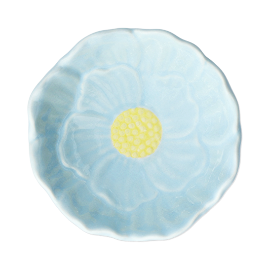 Flying Tiger Copenhagen Çiçek Şeklinde Mavi Mini Kase