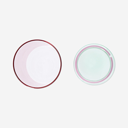 Flying Tiger Copenhagen Pembe Büyük Cam Kavanoz