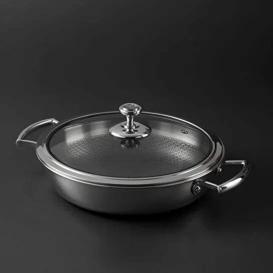 Jumbo Gourmet 26 cm İndüksiyon Tabanlı Çelik Pilav Tenceresi