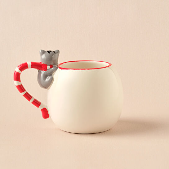 Karaca New Year Yılbaşı Cat Kupa 450 ml