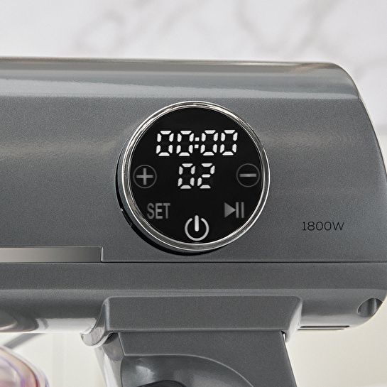 Karaca Multichef Artisan Digital Ekran Döküm Stand Mikser Antrasit 1800W 7L