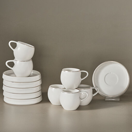 Karaca Streamline Sunset 6 Kişilik Kahve Fincan Takımı 100 ml