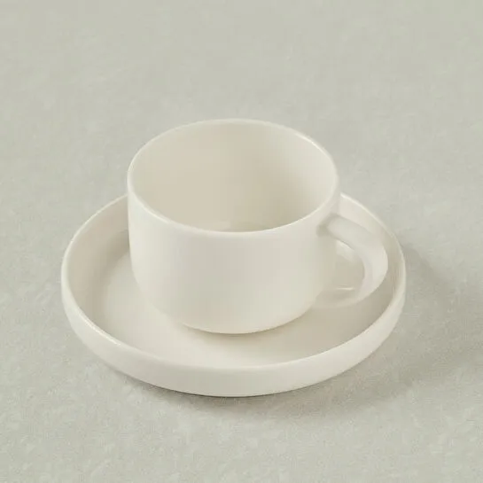 Karaca Stream Basic Line Çay Fincanı ve Tabağı 220 ml