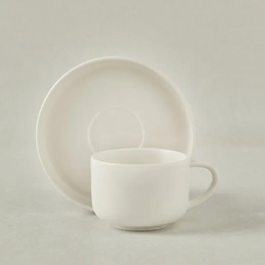 Karaca Stream Basic Line Çay Fincanı ve Tabağı 220 ml