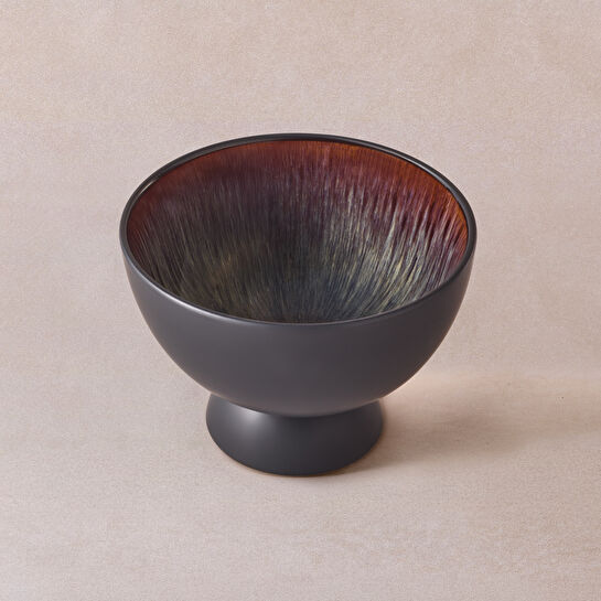 Karaca Galactic Ayaklı Kase Siyah 800 Ml