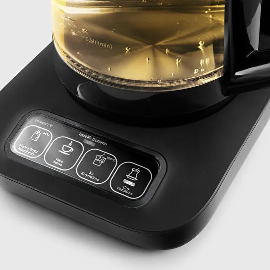 Karaca Robotea Pro Connect 4 in 1 Konuşan Cam Çay Makinesi Agate