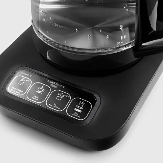 Karaca Robotea Pro Connect 4 in 1 Konuşan Cam Çay Makinesi Graphite