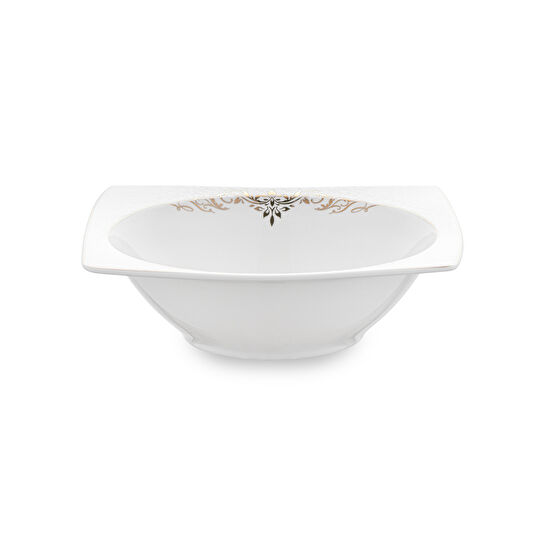 Emsan Lorella Fine Bone 61 Parça 12 Kişilik Kare Yemek Takımı Gold