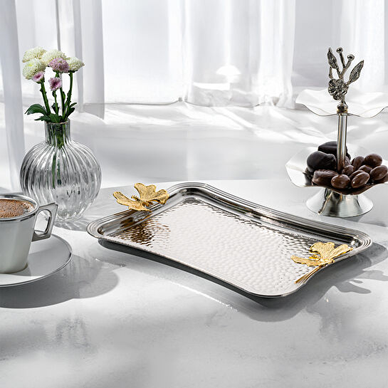 Emsan Butterfly Tepsi Platin