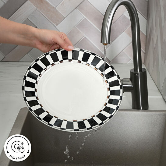 Karaca Elegance Bone Aries 24 Parça 6 Kişilik Yemek Takımı