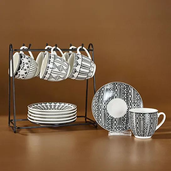 Karaca Altos Standlı 6 Kişilik Kahve Fincanı 90 Ml