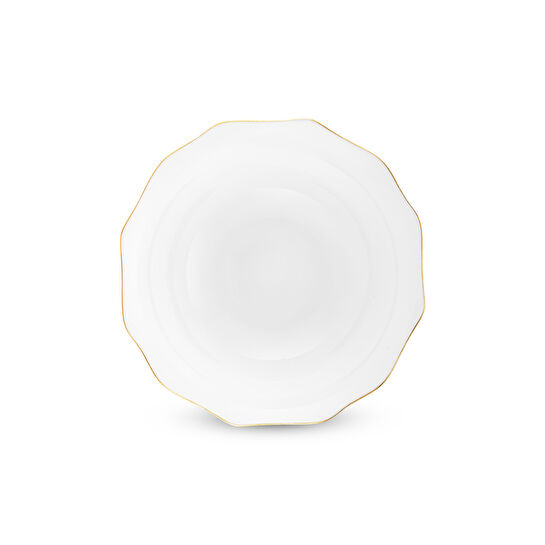 Emsan Maria Fine Bone 59 Parça 12 Kişilik Yuvarlak Yemek Takımı Gold