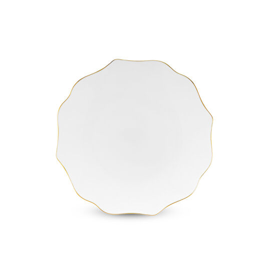 Emsan Maria Fine Bone 59 Parça 12 Kişilik Yuvarlak Yemek Takımı Gold