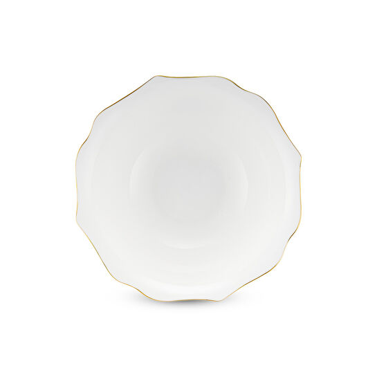 Emsan Maria Fine Bone 59 Parça 12 Kişilik Yuvarlak Yemek Takımı Gold