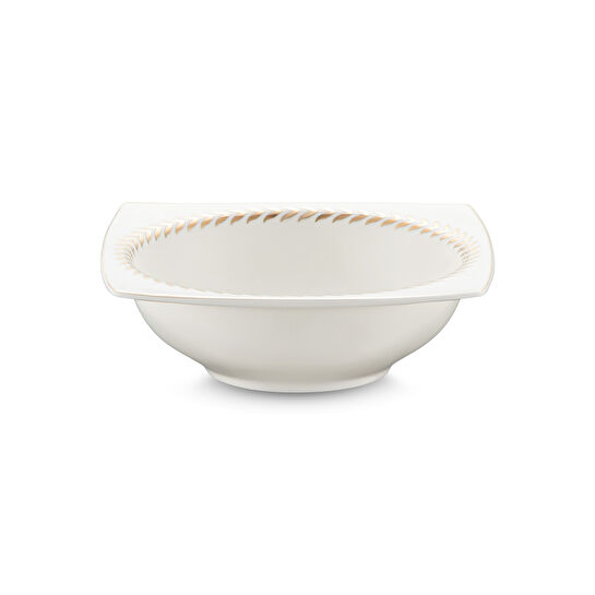 Emsan Başak Fine Bone 60 Parça 12 Kişilik Kare Yemek Takımı Gold