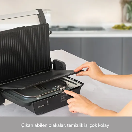 Homend Toastbuster 1334h Tost Makinesi Mat Siyah
