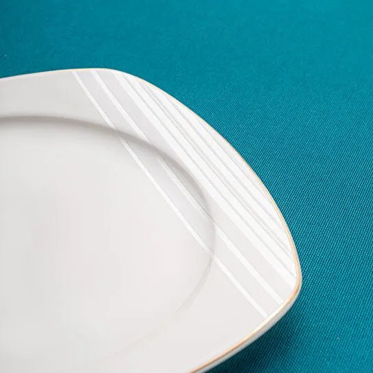 Emsan Bone Yeni Nilüfer 60 Parça 12 Kişilik Yemek Takımı Yarım Kare