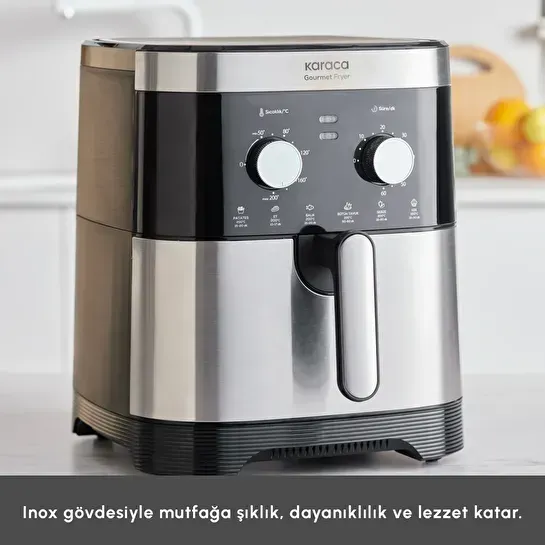 Karaca Gourmet Ekstra Büyük Hacim 8 Kişilik Airfryer