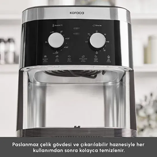 Karaca Gourmet Ekstra Büyük Hacim 8 Kişilik Airfryer