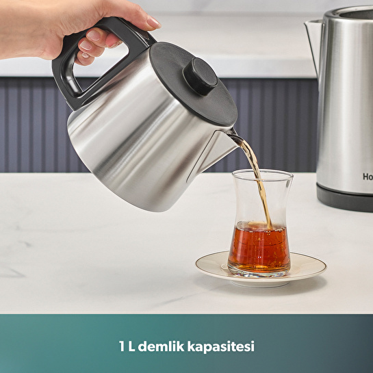 Homend Royaltea 1728H Çelik Çay Makinesi Inox