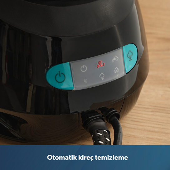 Homend Jetsteam 1166h Buhar Kazanlı Ütü Mavi Siyah