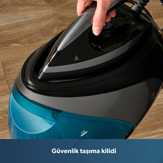 Homend Jetsteam 1166h Buhar Kazanlı Ütü Mavi Siyah