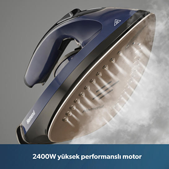 Homend Steamwork 1168H Buhar Kazanlı Ütü Lacivert