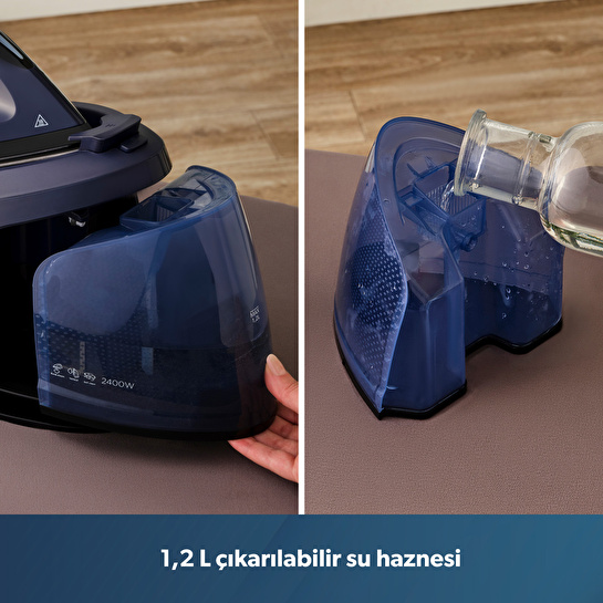 Homend Steamwork 1168H Buhar Kazanlı Ütü Lacivert