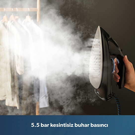 Homend Steamwork 1169H Buhar Kazanlı Ütü Siyah Mavi