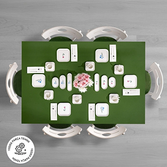 Emsan Viola Porselen 30 Parça 6 Kişilik Kahvaltı Takımı