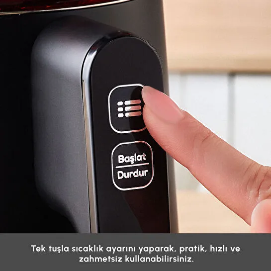 Karaca Cool Touch 1502 Çift Cidarlı Dijital Ekran Çay Makinesi Black
