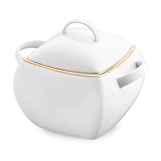 Emsan Yeni Karmen 60 Parça 12 Kişilik Yemek Takımı Kare Gold