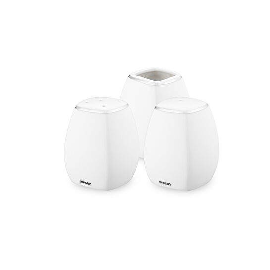 Emsan Yeni Karmen 60 Parça 12 Kişilik Yemek Takımı Kare Platin