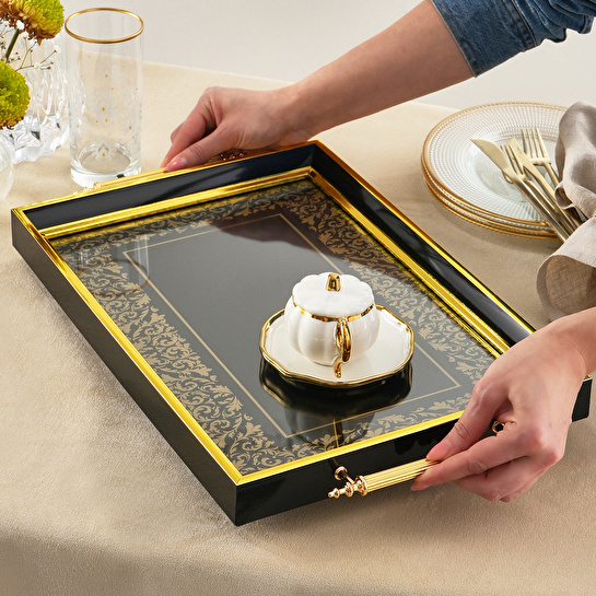 Karaca Nazende Dikdörtgen Tepsi 49x29 Cm